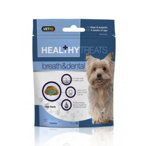 Vetiq Healthy Treats Breath & Dental przysmaki na świeży oddech dla psa