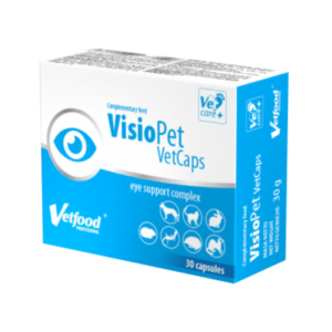 Tabletki na wzrok dla psa i kota Vetfood Visiopet VetCaps 30kaps