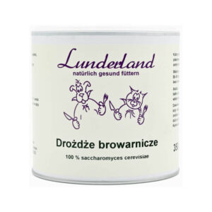 Lunderland Drożdże browarnicze dla psa i kota 100-700g